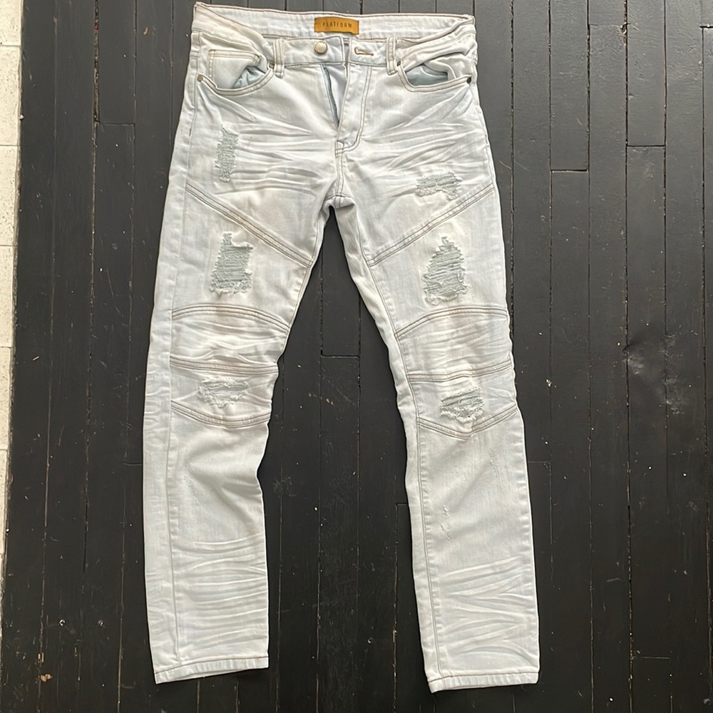 Platform jeans